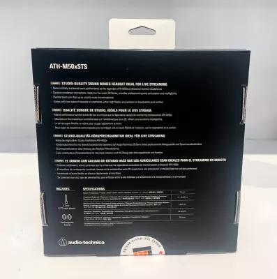 Audio-Technica - ATH-M50xSTS StreamSet Streaming Headset - XLR 2